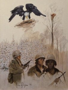 Aigle Hurlant et protecteur