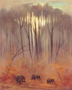 L'automne et la bête noires